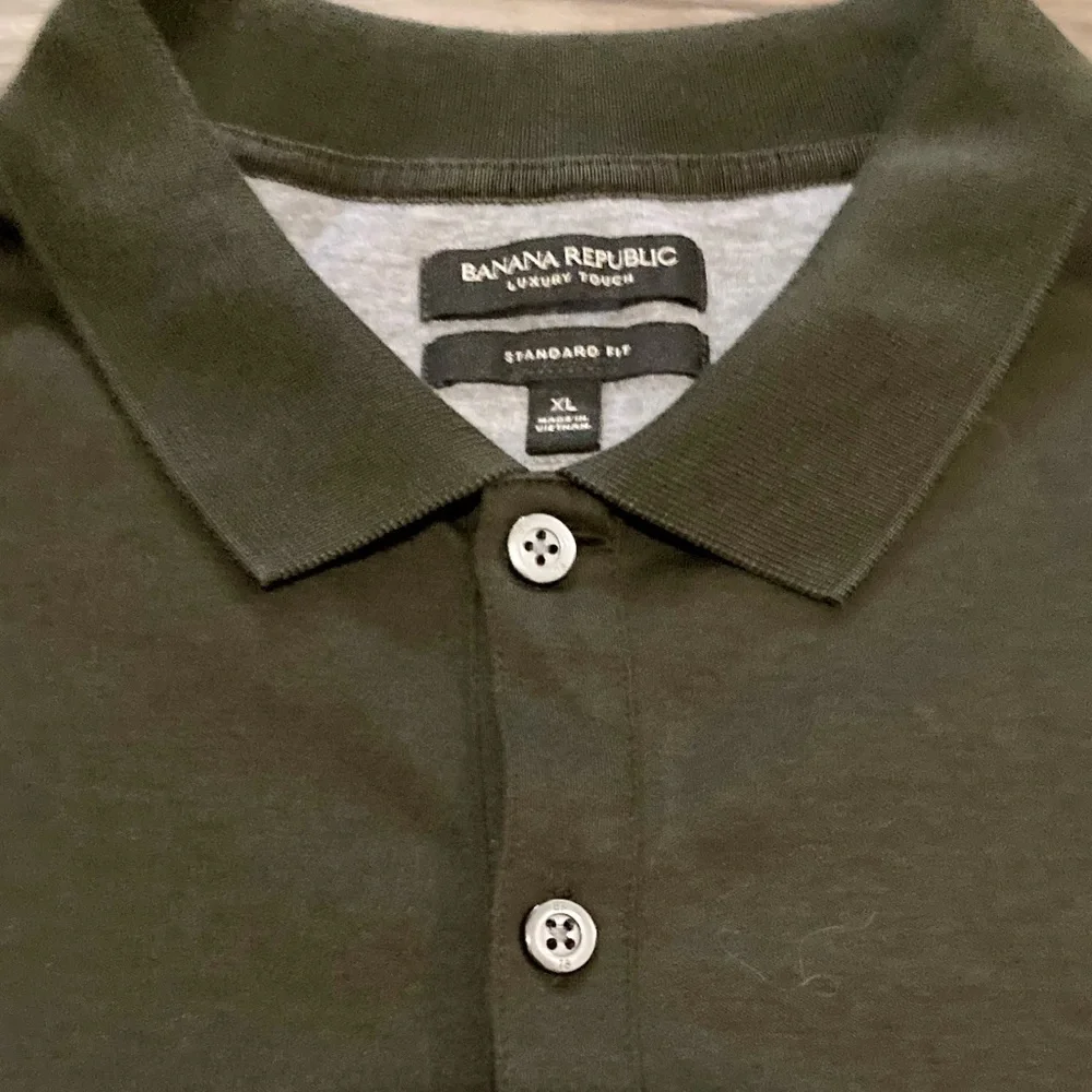 Banana Republic Luxury‎ Touch Standard Fit Men’s XL Black Polo